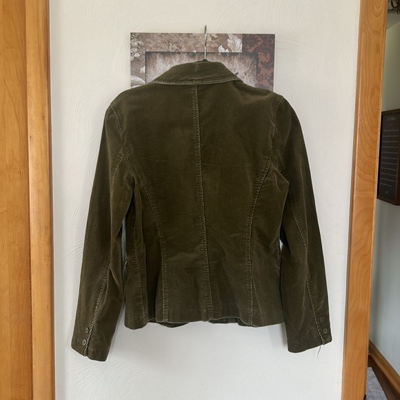 Olive green corduroy INC blazer - Picture 4 of 5